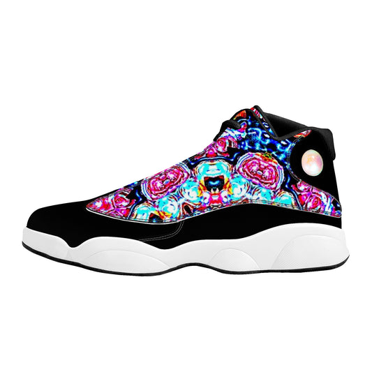 SF_D89 Basketball Shoes - Abstract Floral