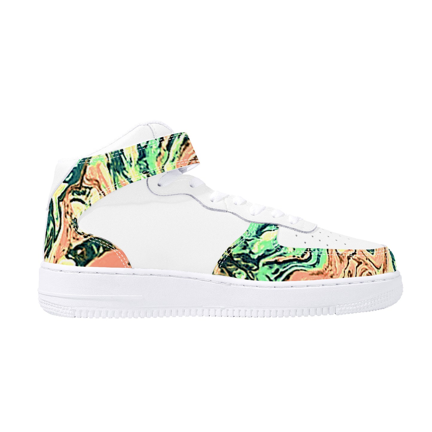 CDEJ Green Marble High Top Unisex Sneaker