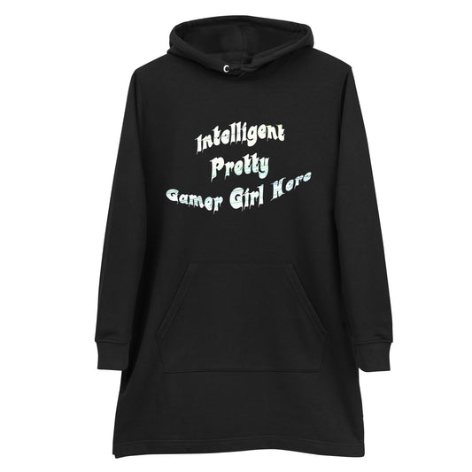 Graphic Gamer Girl Hoodie dress