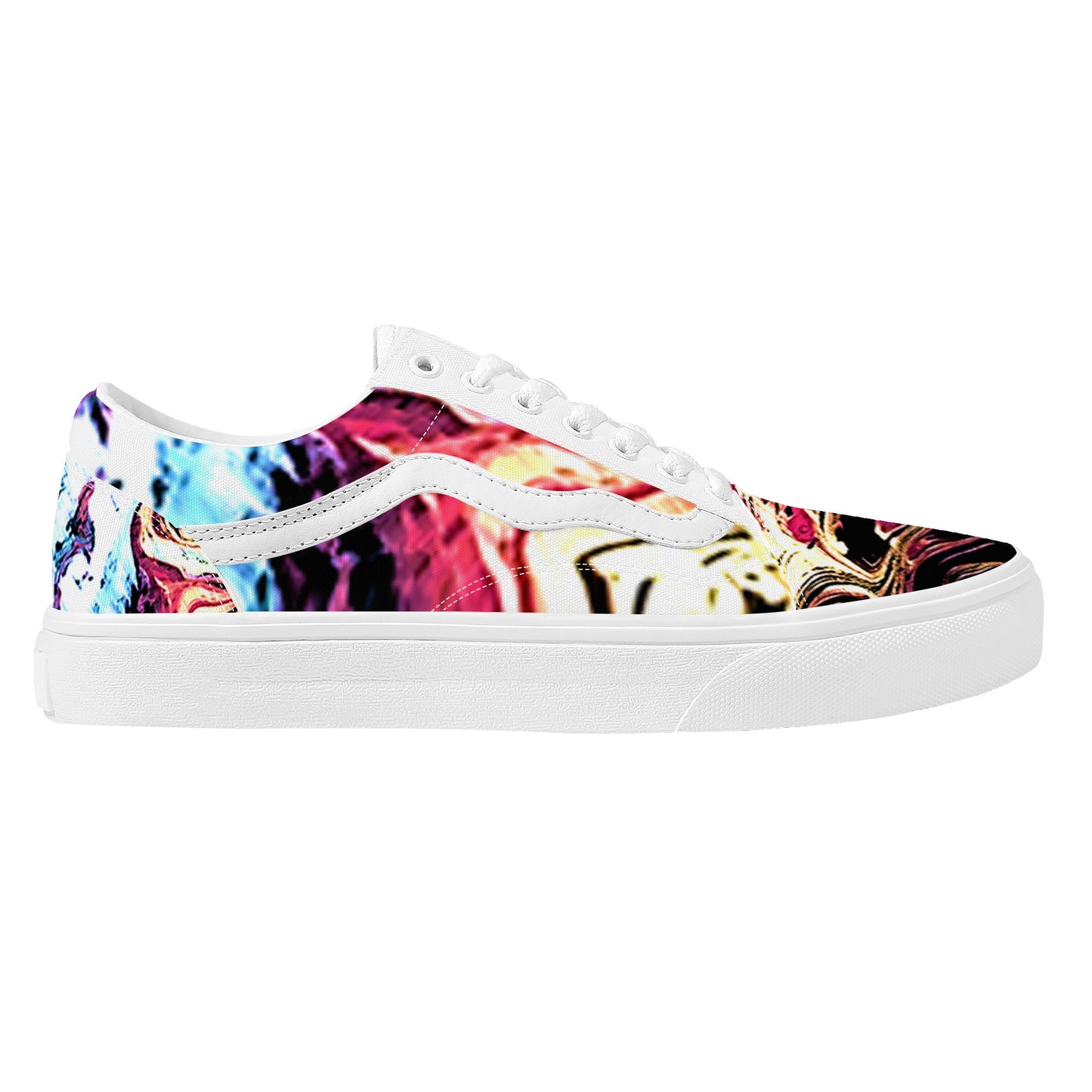 SF_F21 Low Top Flat Sneaker Marble