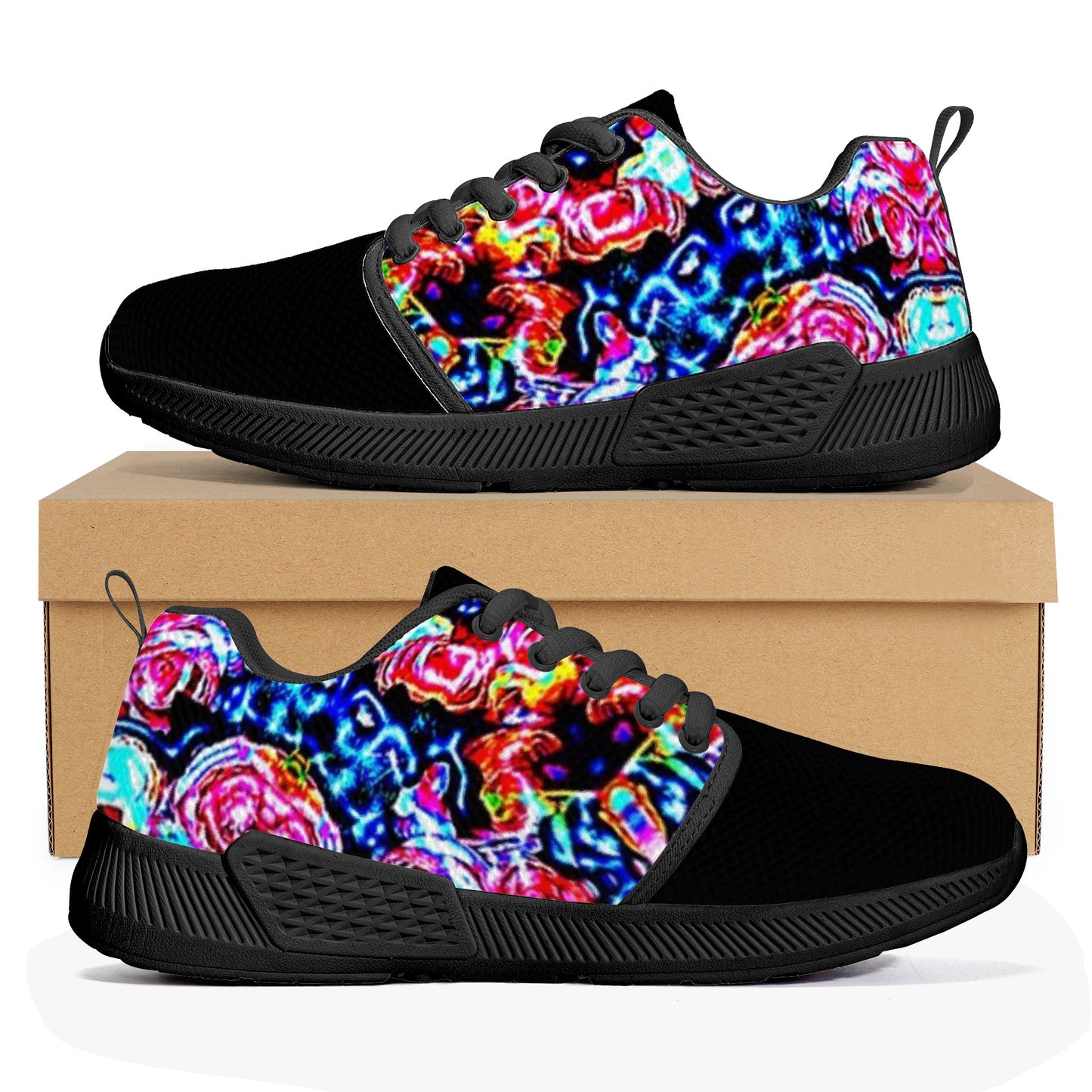 D21 Sneakers - Neon Floral