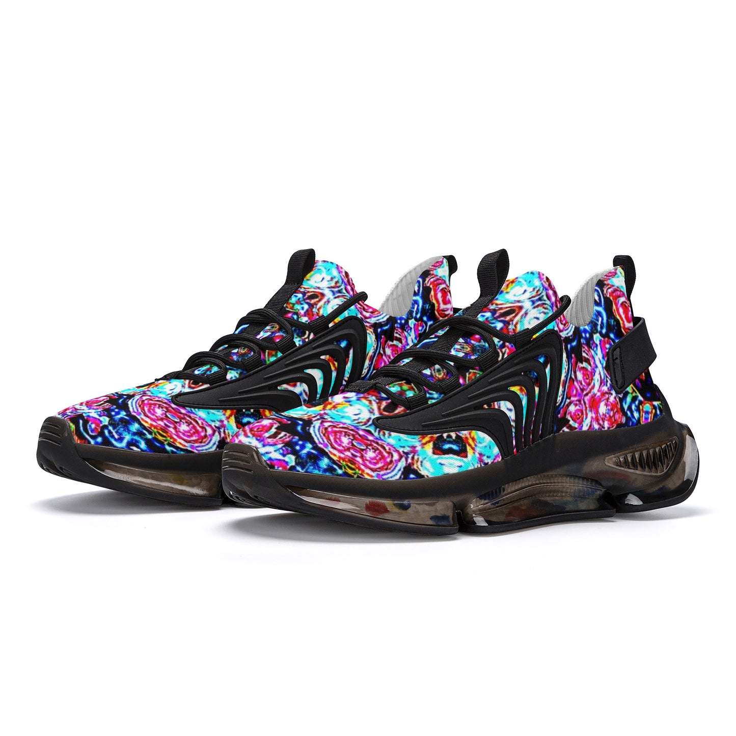 SF_S36 Air Max React Sneakers - Neon Floral