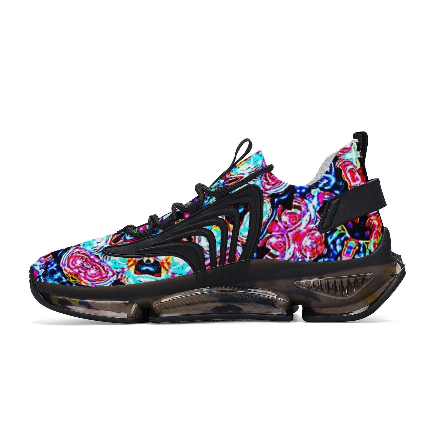 SF_S36 Air Max React Sneakers - Neon Floral