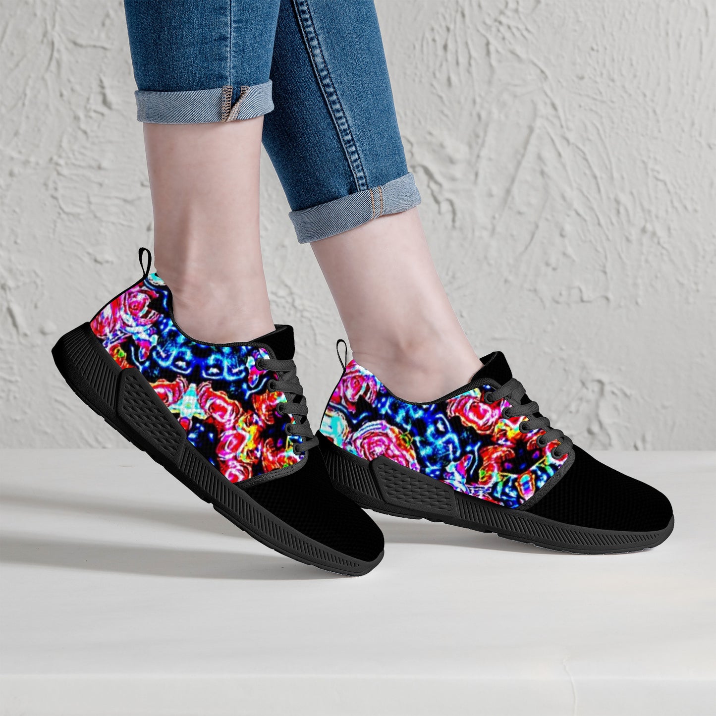 D21 Sneakers - Neon Floral