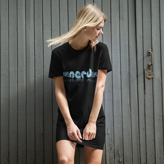 Graphic "Nerd" Organic cotton t-shirt dress