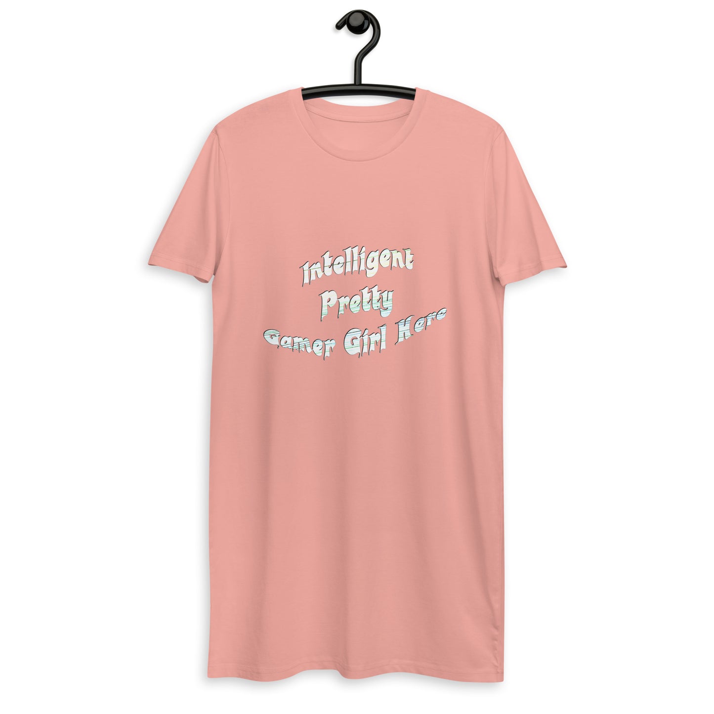 Graphic Gamer Girl Organic cotton t-shirt dress