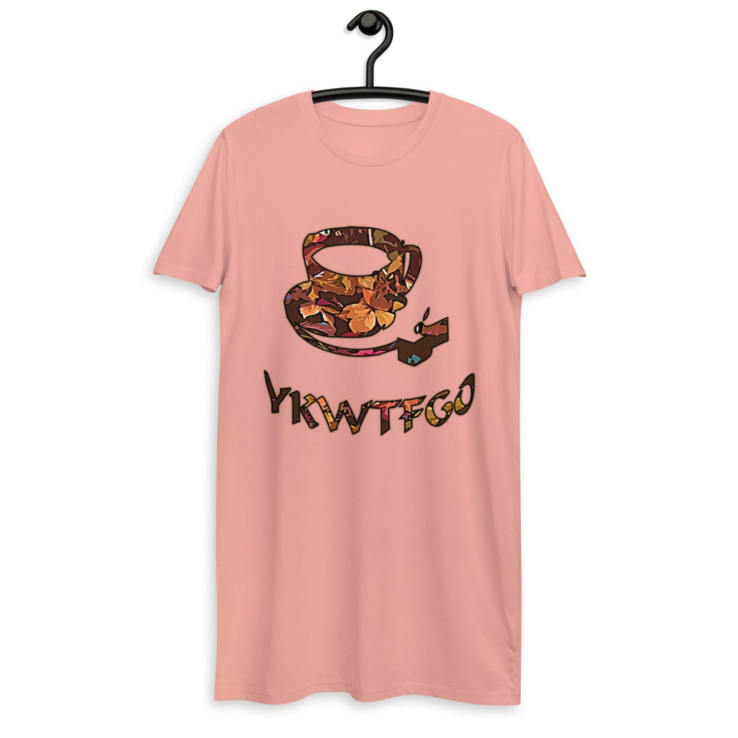 Graphic "Coffee" Organic cotton t-shirt dress