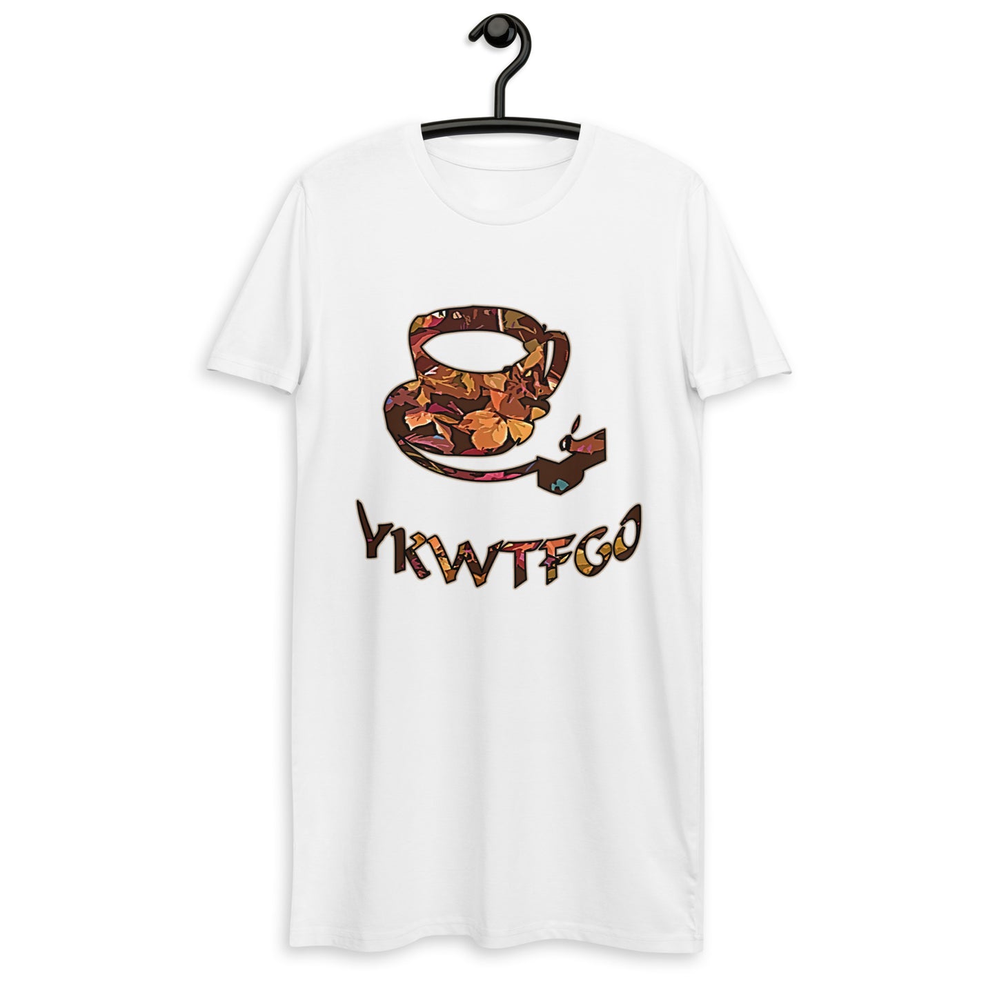 Graphic "Coffee" Organic cotton t-shirt dress