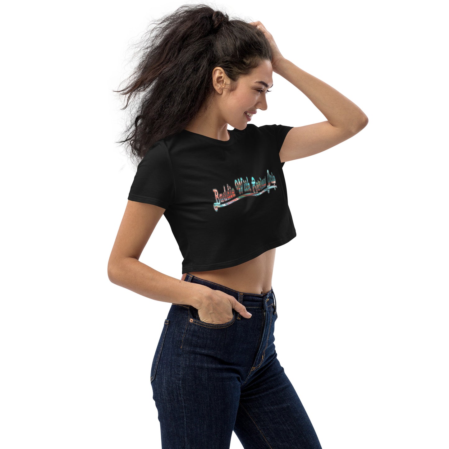 Graphic Baddie Organic Crop Top