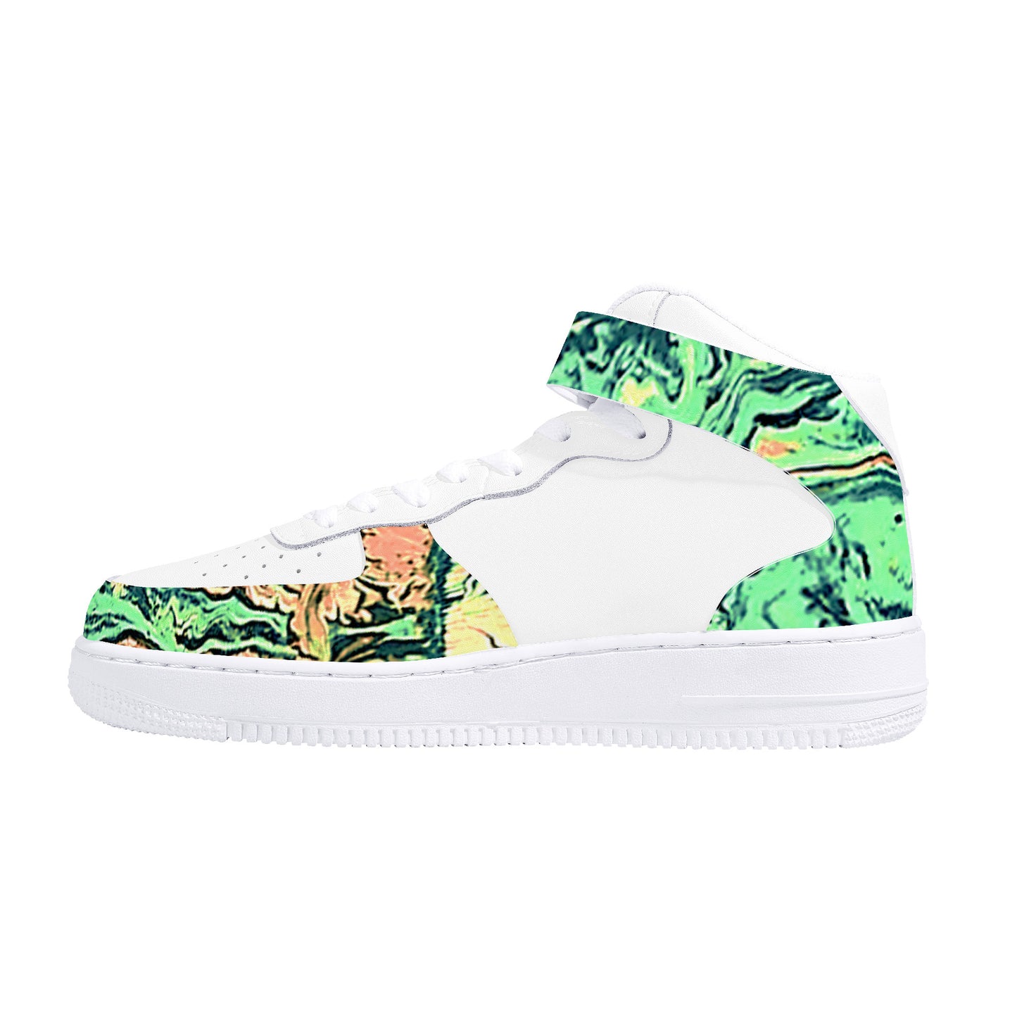 CDEJ Green Marble High Top Unisex Sneaker