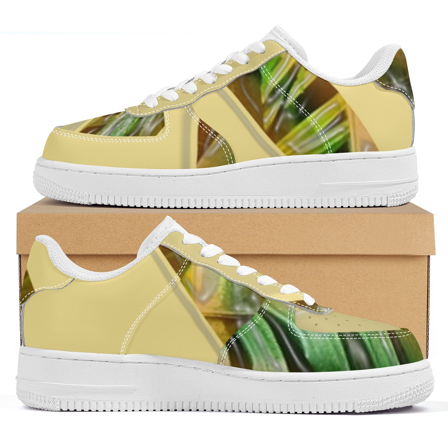 SF_F8 Low Top Unisex Sneaker Bamboo Stripes