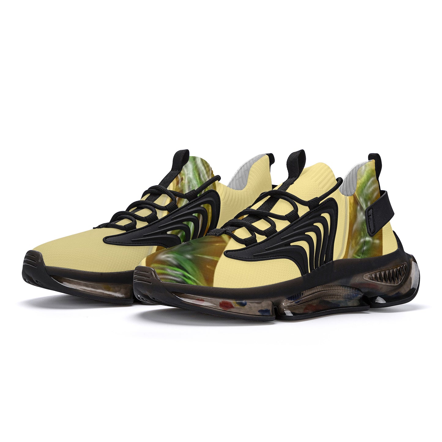 SF_S36 Air Max React Sneakers - Bamboo Stripes