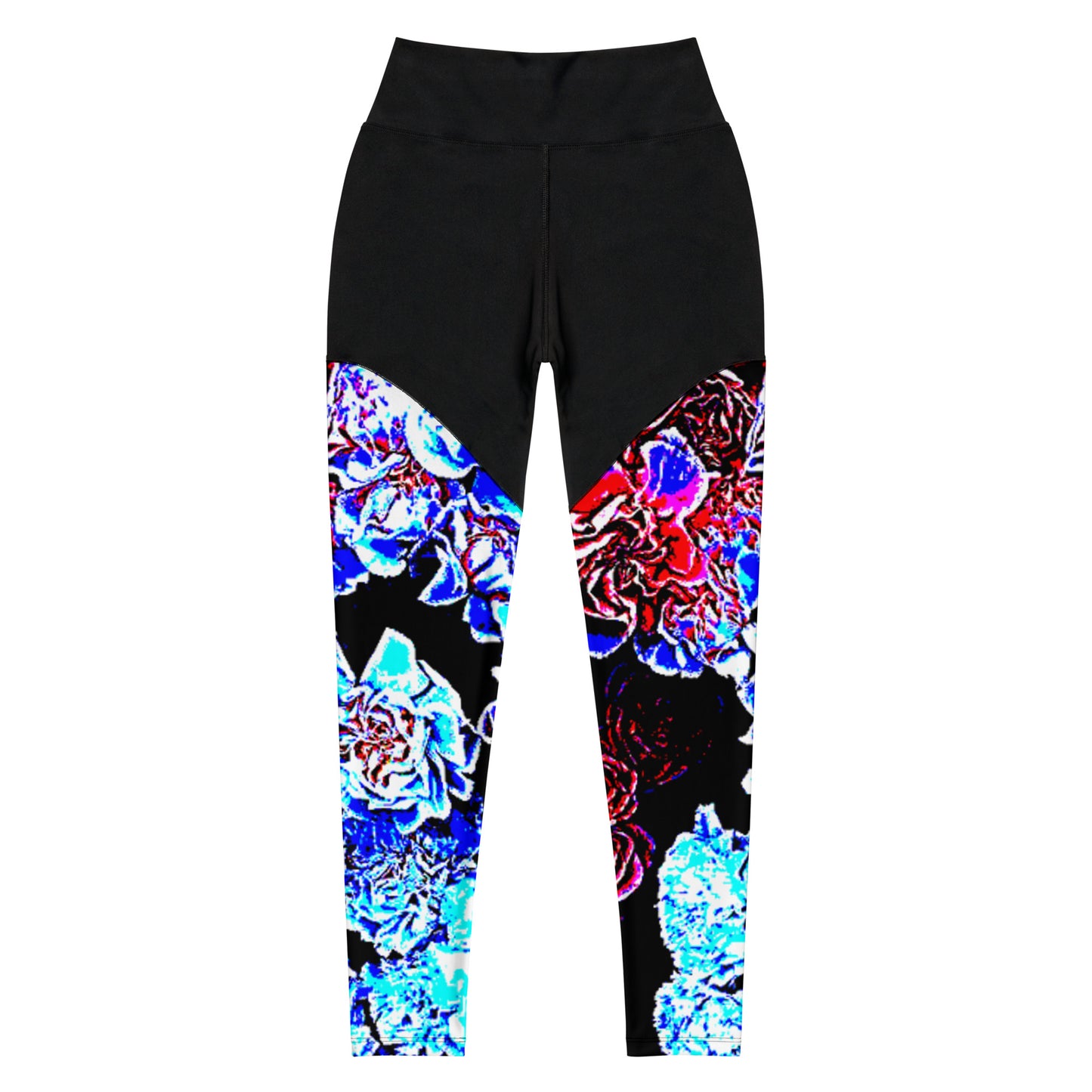 Dark Floral Sports Leggings