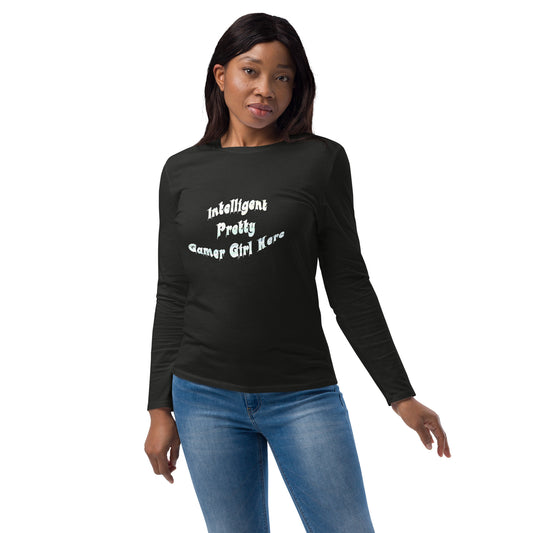 Graphic Gamer Girl Unisex fashion long sleeve shirt