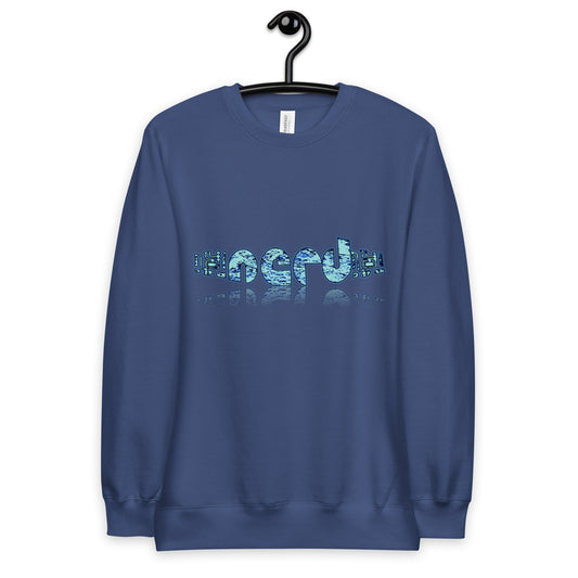 Graphic "Nerd" Unisex fashion sweatshirt