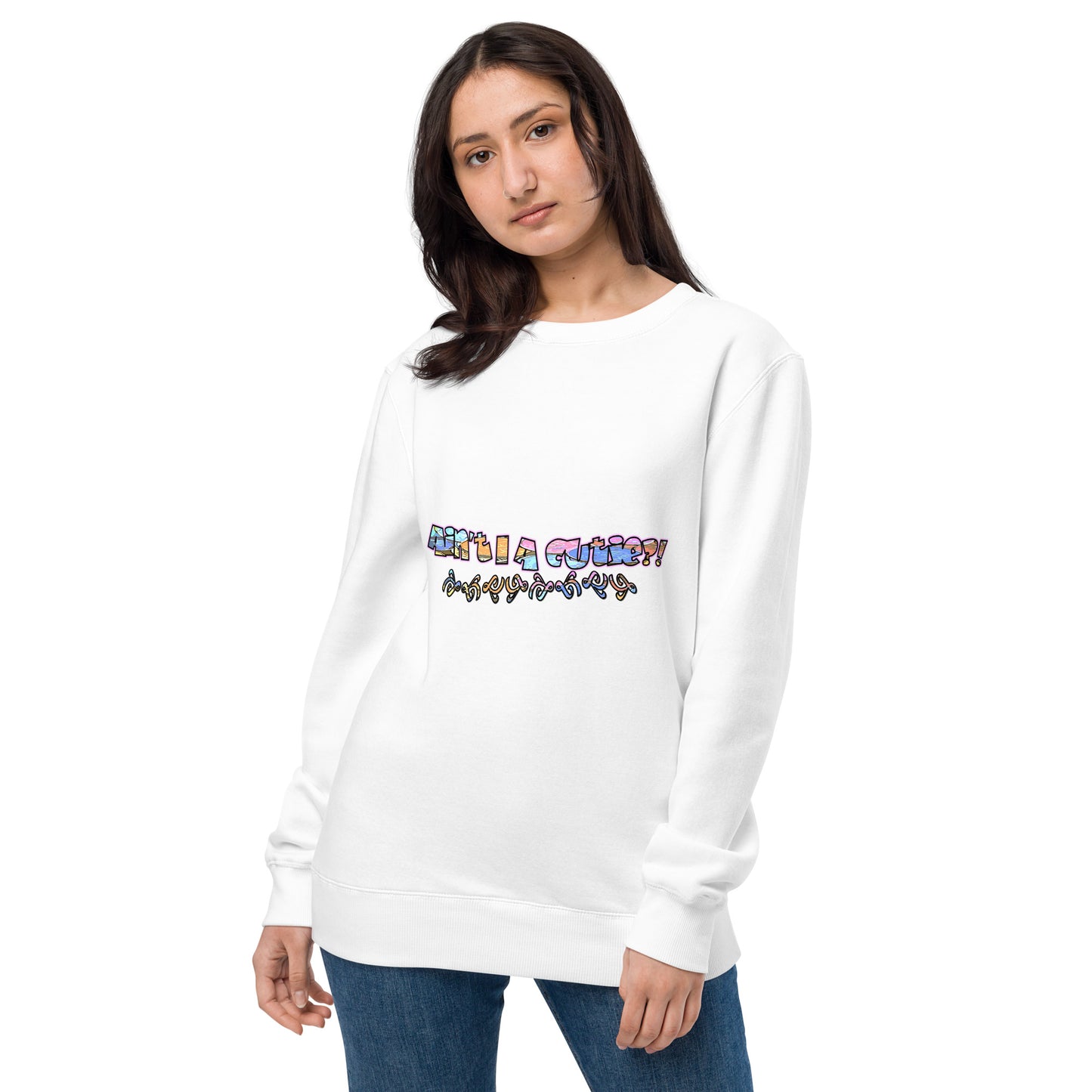 Graphic "Cutie" Unisex sweatshirt