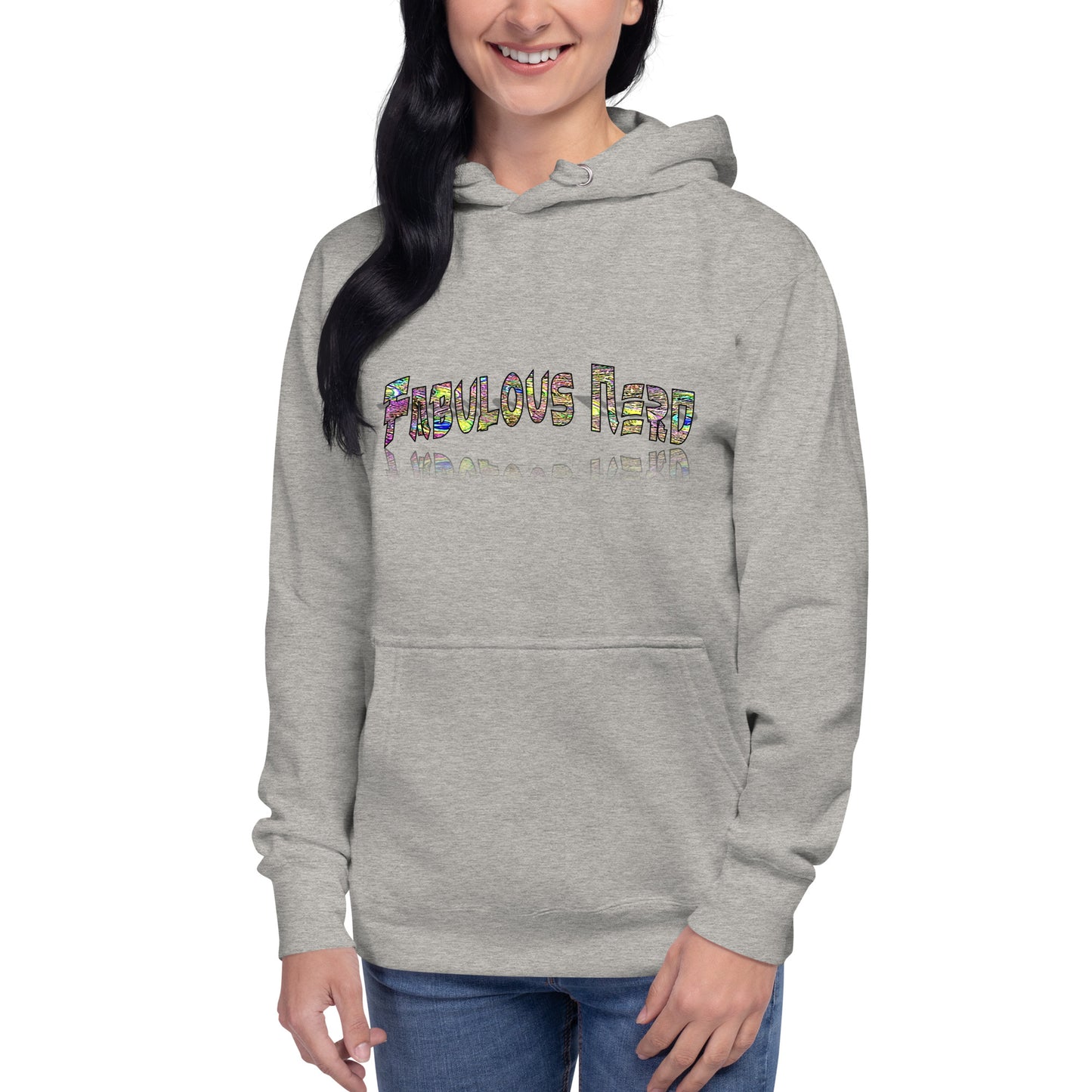 Graphic "Fabulous Nerd" Unisex Hoodie