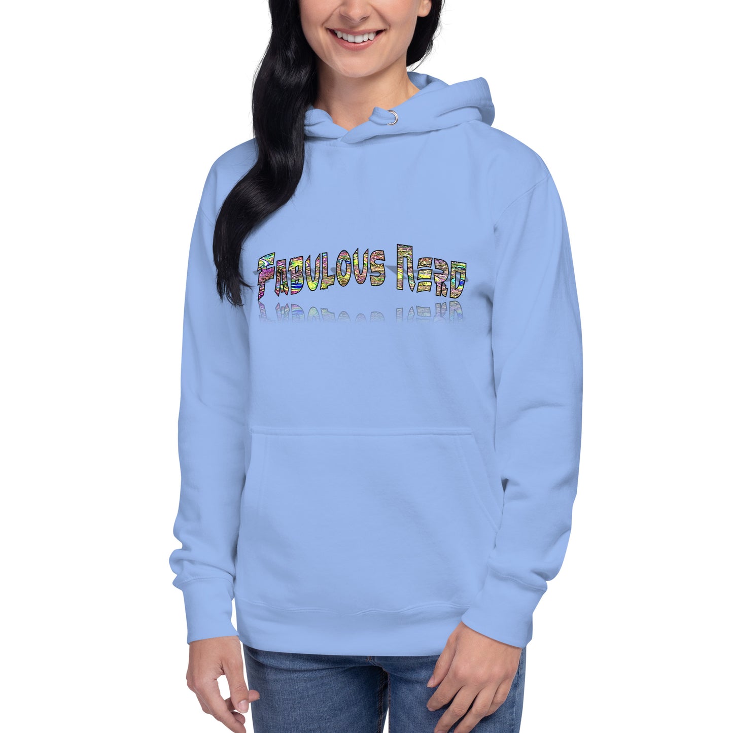 Graphic "Fabulous Nerd" Unisex Hoodie