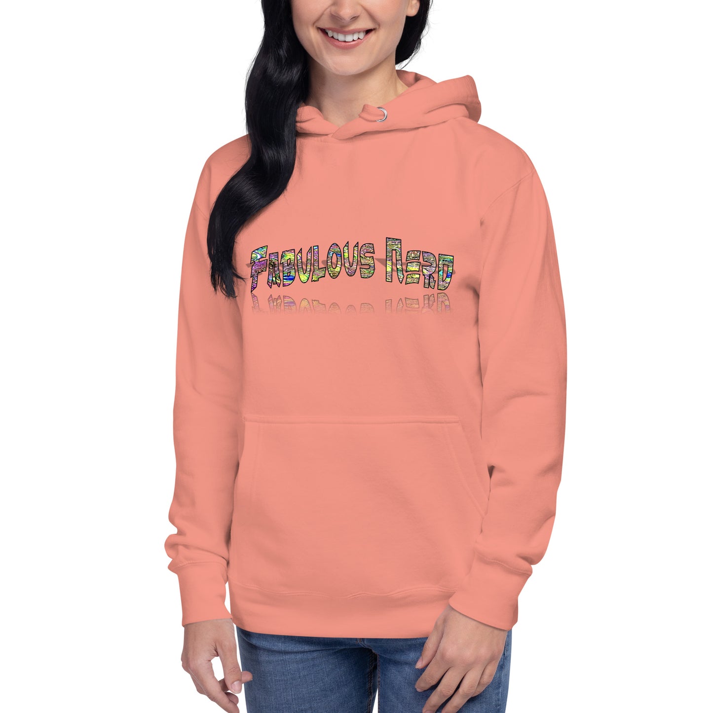 Graphic "Fabulous Nerd" Unisex Hoodie