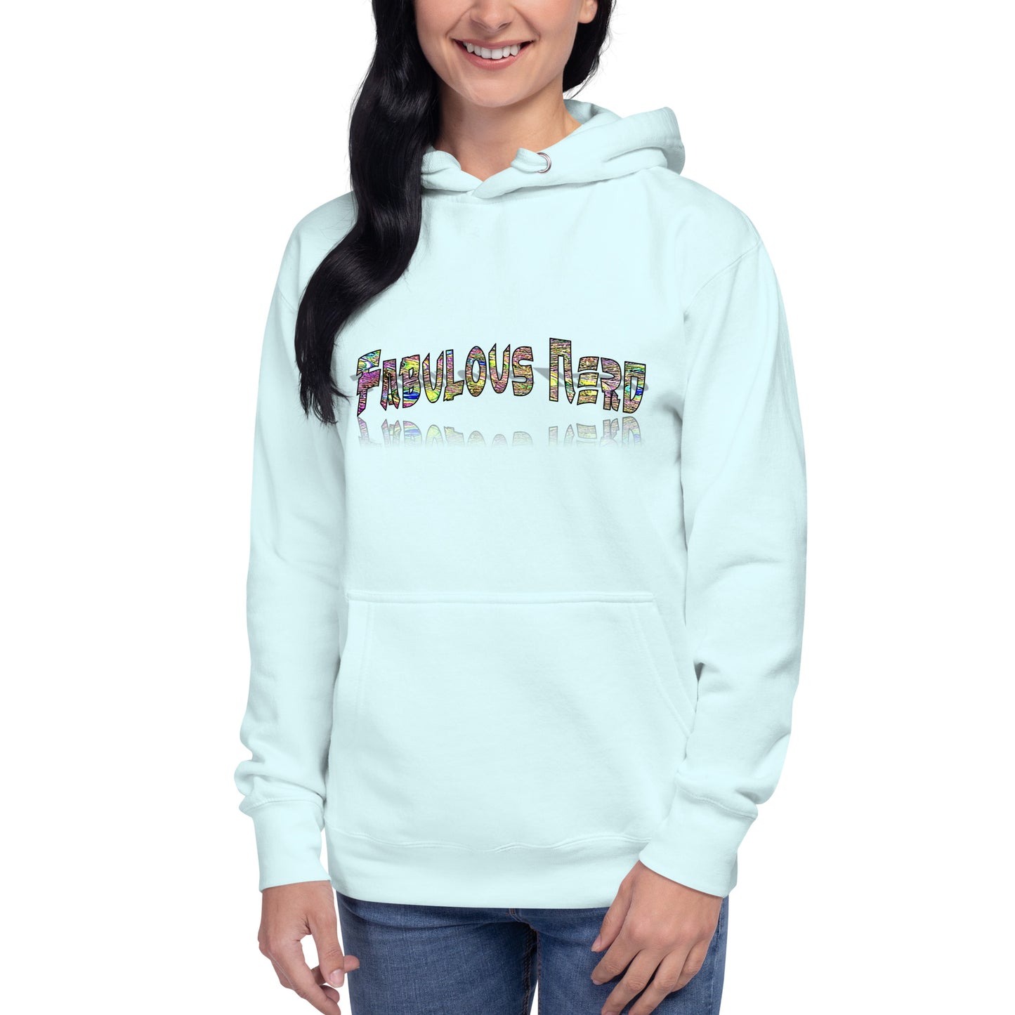 Graphic "Fabulous Nerd" Unisex Hoodie