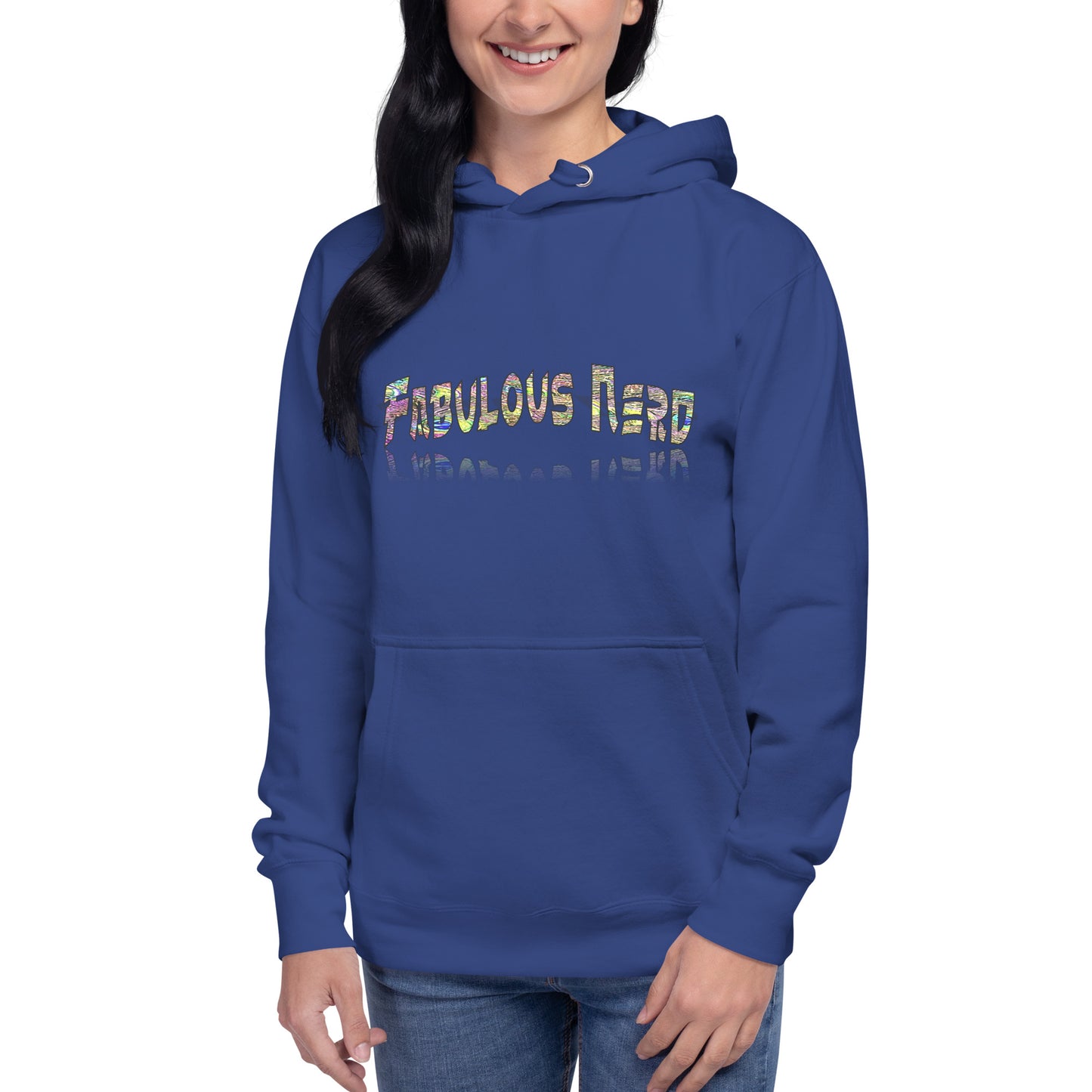 Graphic "Fabulous Nerd" Unisex Hoodie