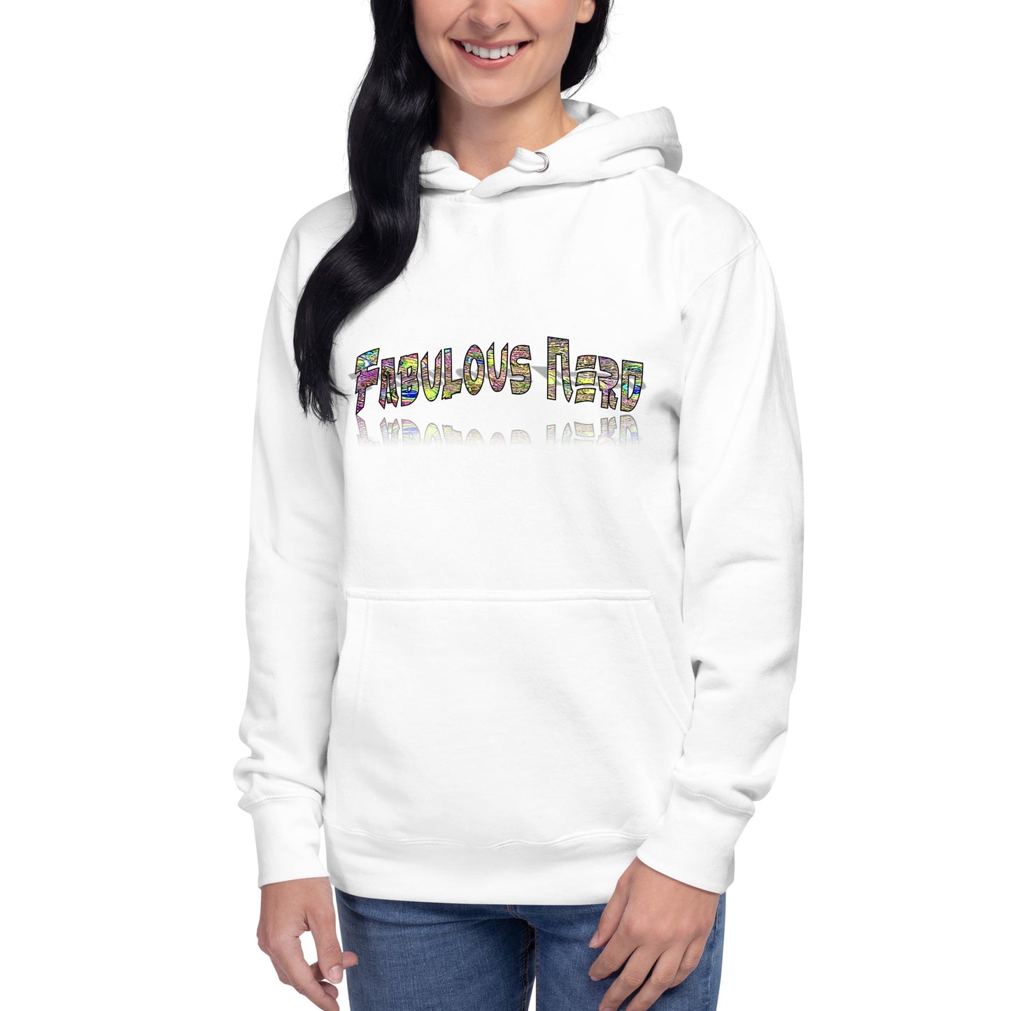 Graphic "Fabulous Nerd" Unisex Hoodie