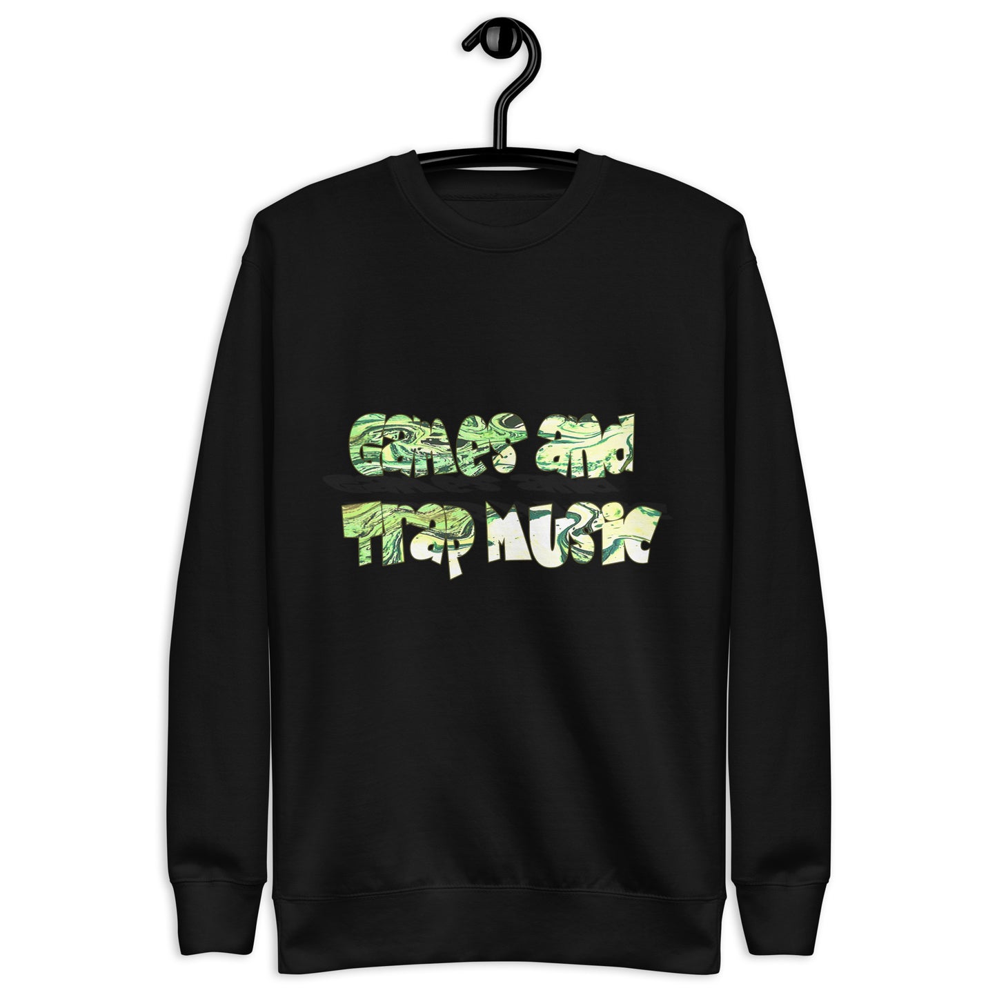 Graphic "Games and Trap Music" Unisex Premium Sweatshirt