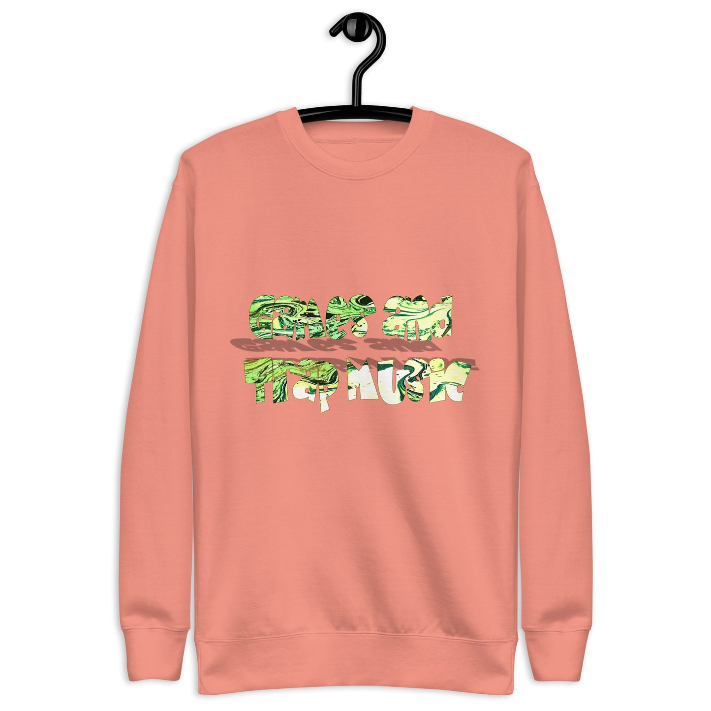 Graphic "Games and Trap Music" Unisex Premium Sweatshirt