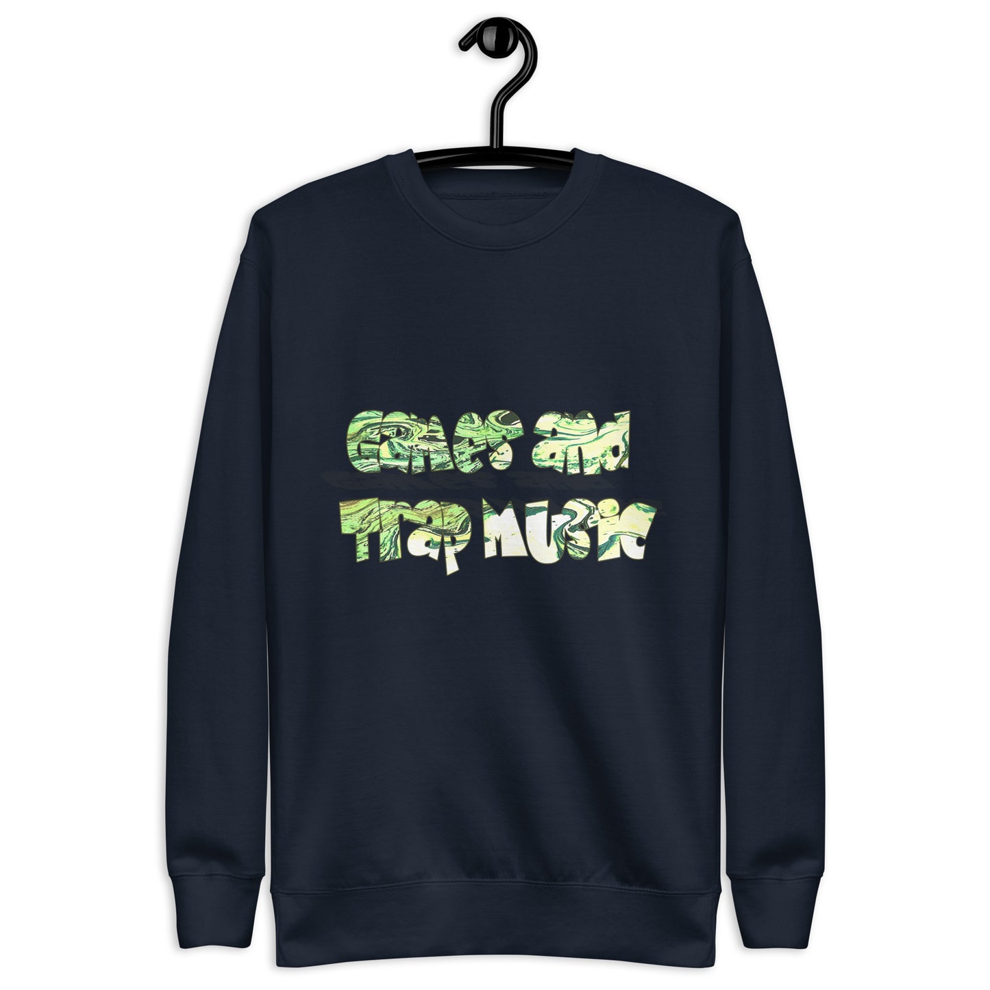 Graphic "Games and Trap Music" Unisex Premium Sweatshirt