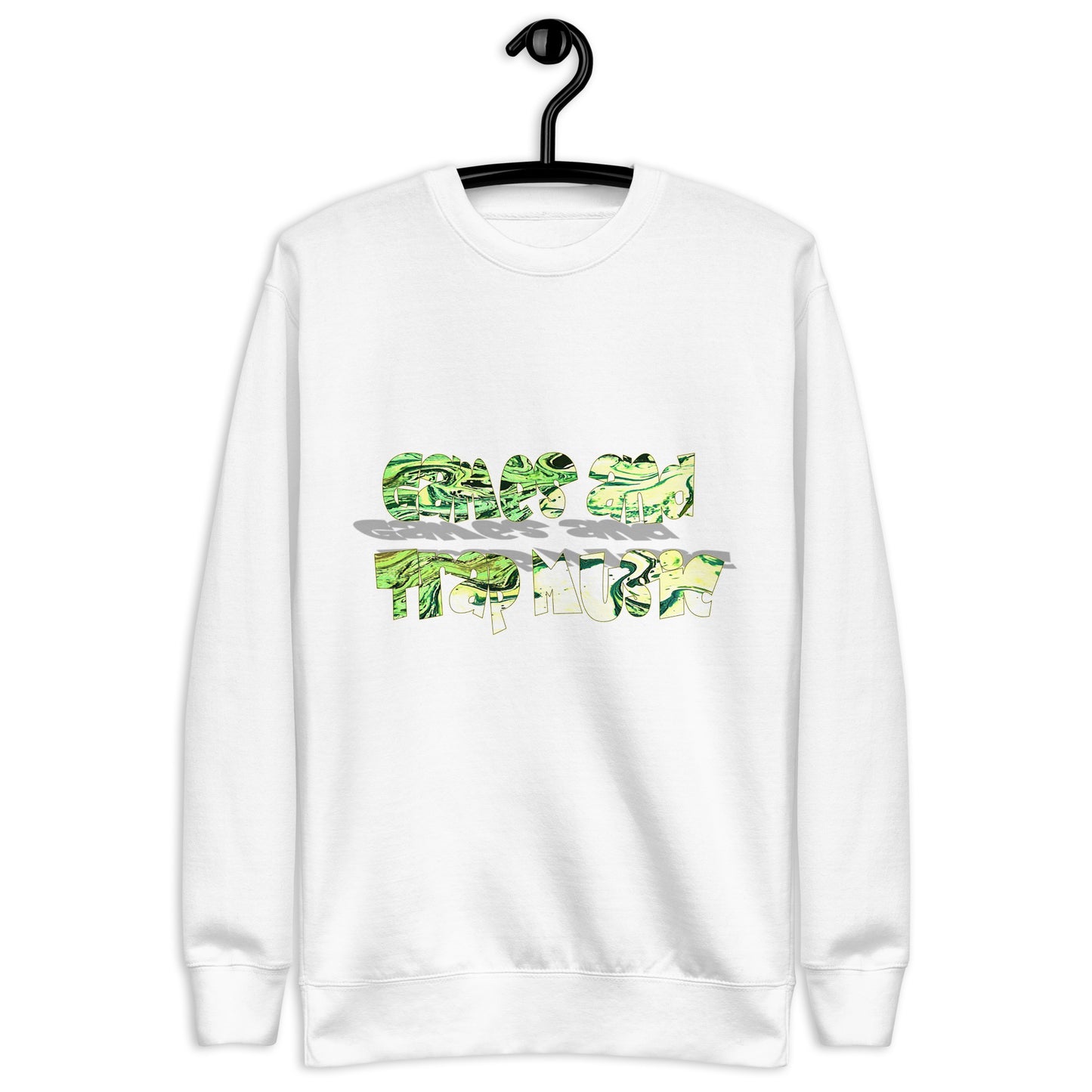 Graphic "Games and Trap Music" Unisex Premium Sweatshirt