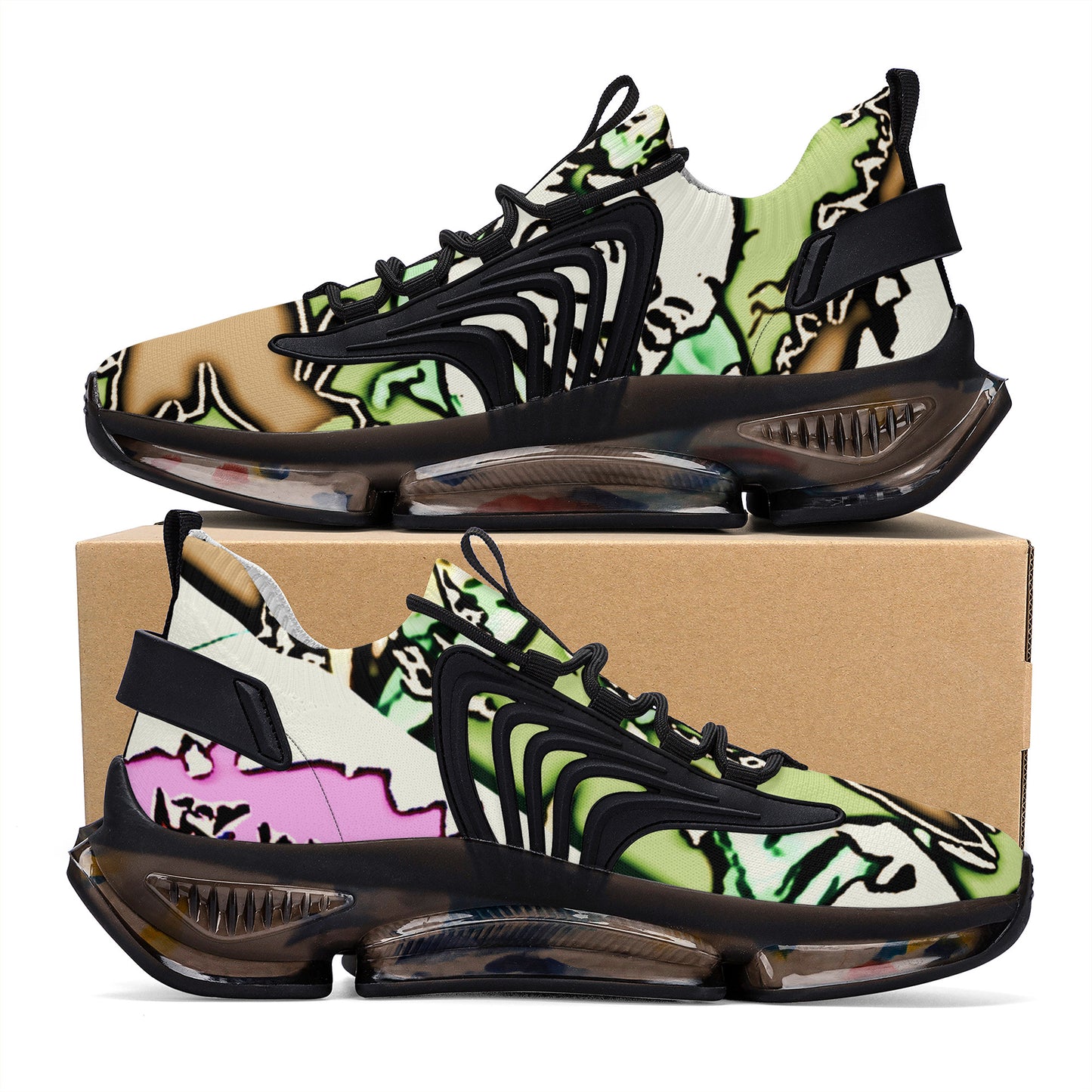 SF_S36 Air Max React Sneakers - Afro