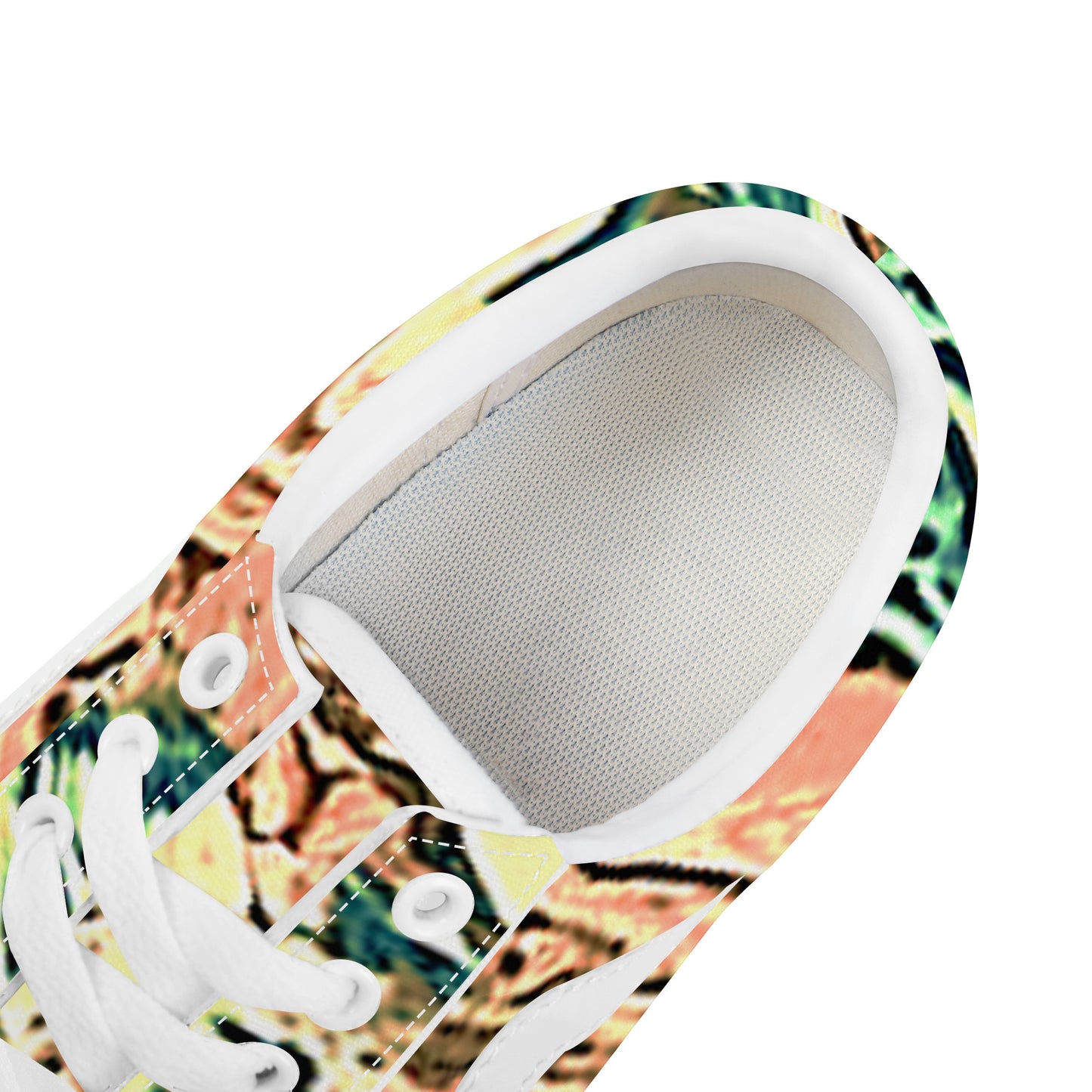 CDEJ Green Marble Low Top Flat Sneaker