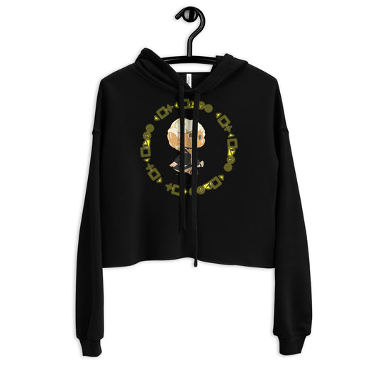 Logo Crop Hoodie