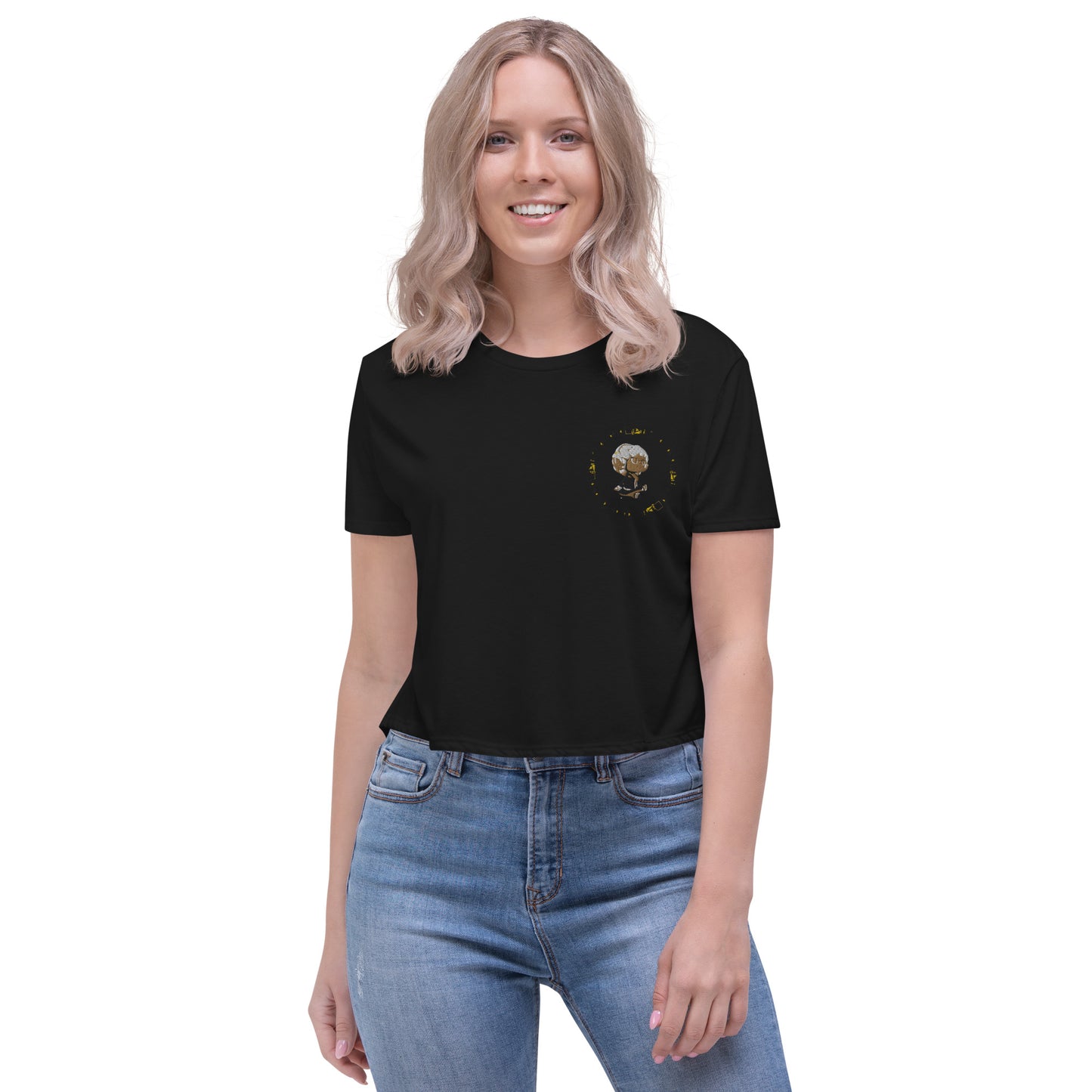 Logo Branded Crop Tee