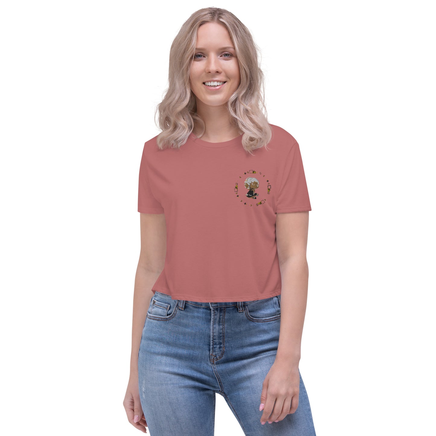 Logo Branded Crop Tee