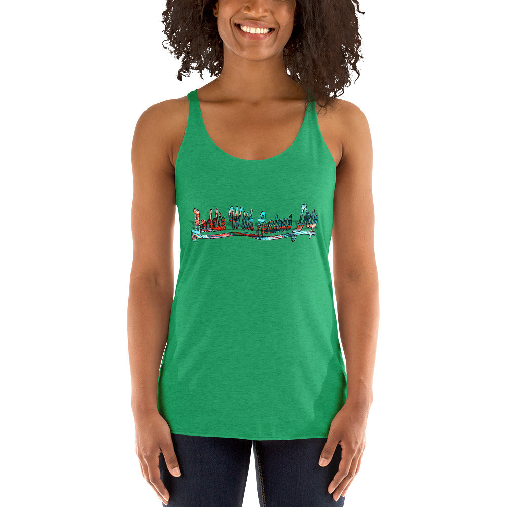 Graphic Baddie Women's Racerback Tank