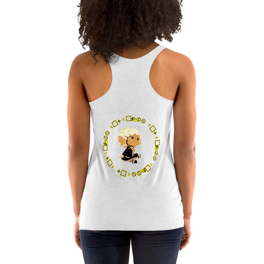 Graphic Baddie Women's Racerback Tank