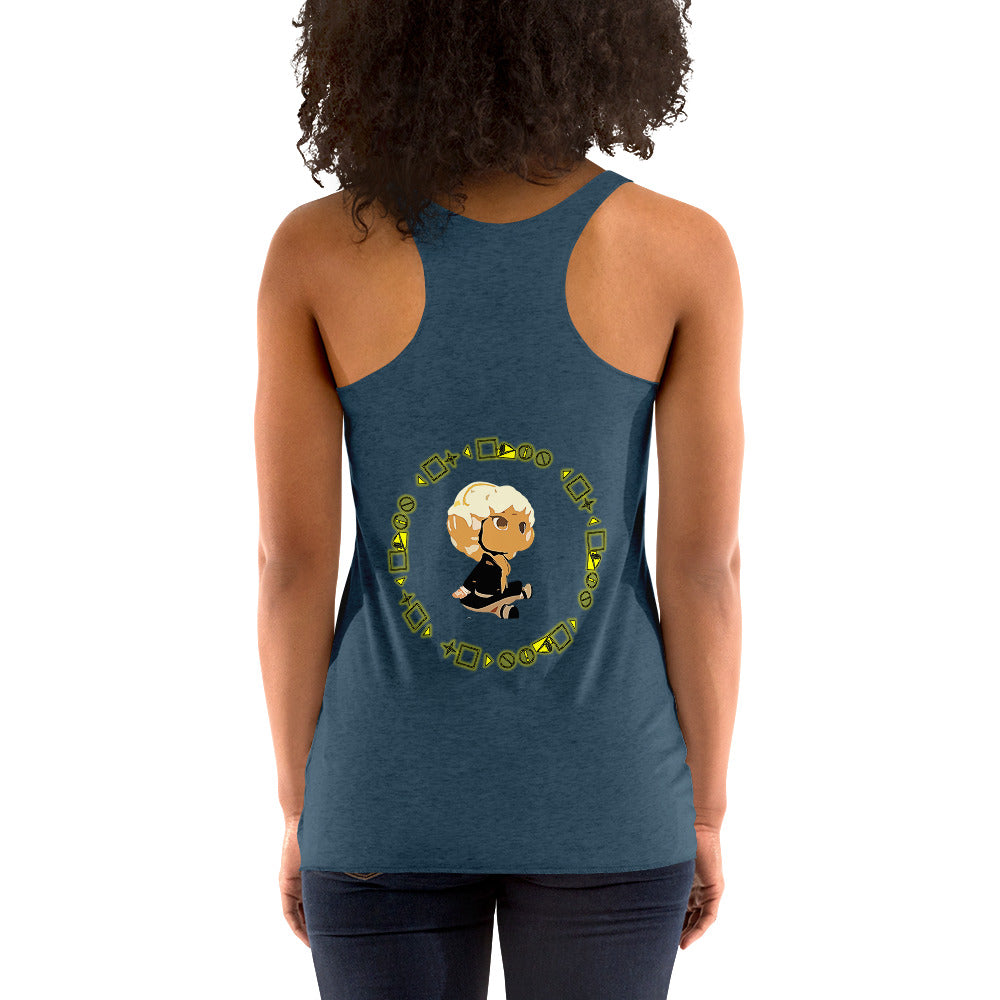 Graphic Baddie Women's Racerback Tank