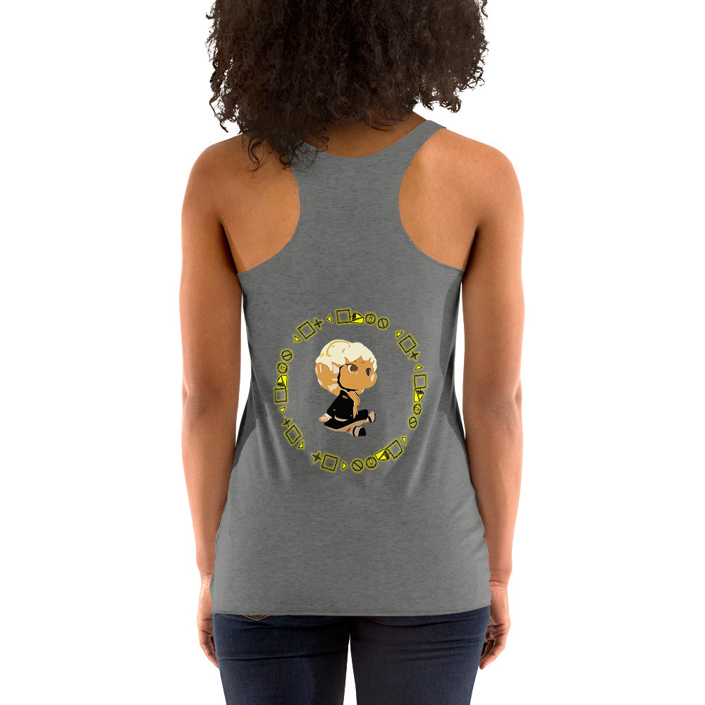 Graphic Baddie Women's Racerback Tank