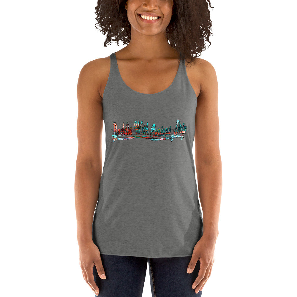 Graphic Baddie Women's Racerback Tank