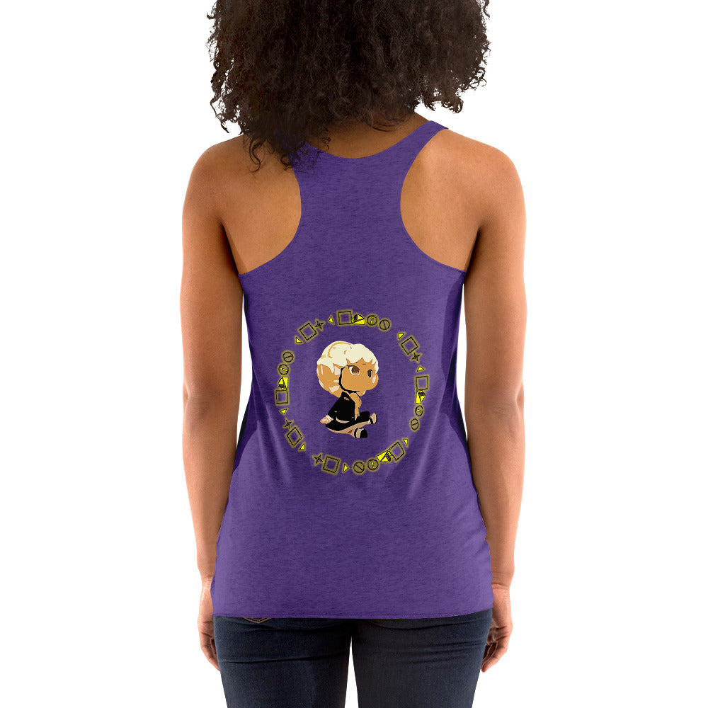 Graphic Baddie Women's Racerback Tank