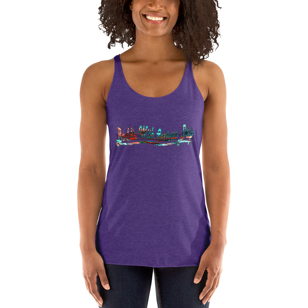 Graphic Baddie Women's Racerback Tank