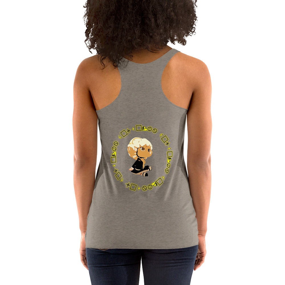 Graphic Baddie Women's Racerback Tank