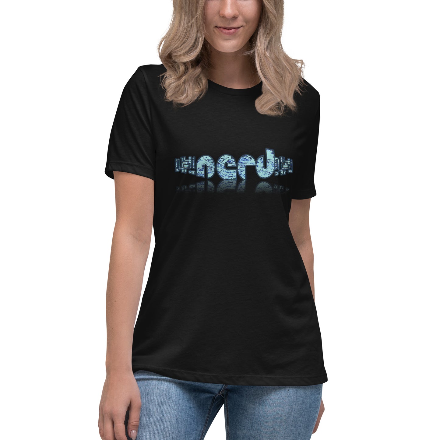 Graphic "Nerd" Women's Relaxed T-Shirt