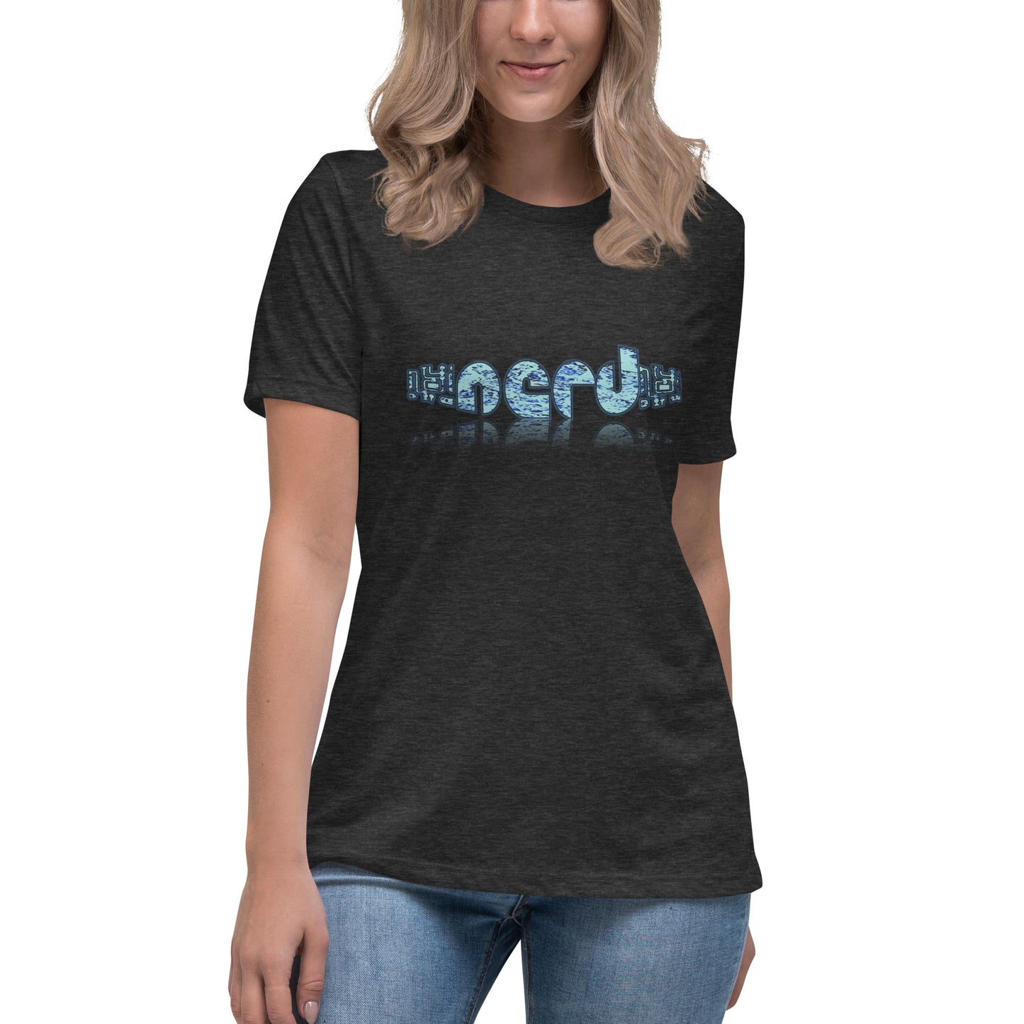 Graphic "Nerd" Women's Relaxed T-Shirt