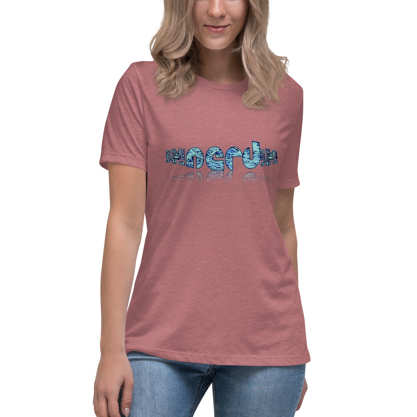 Graphic "Nerd" Women's Relaxed T-Shirt