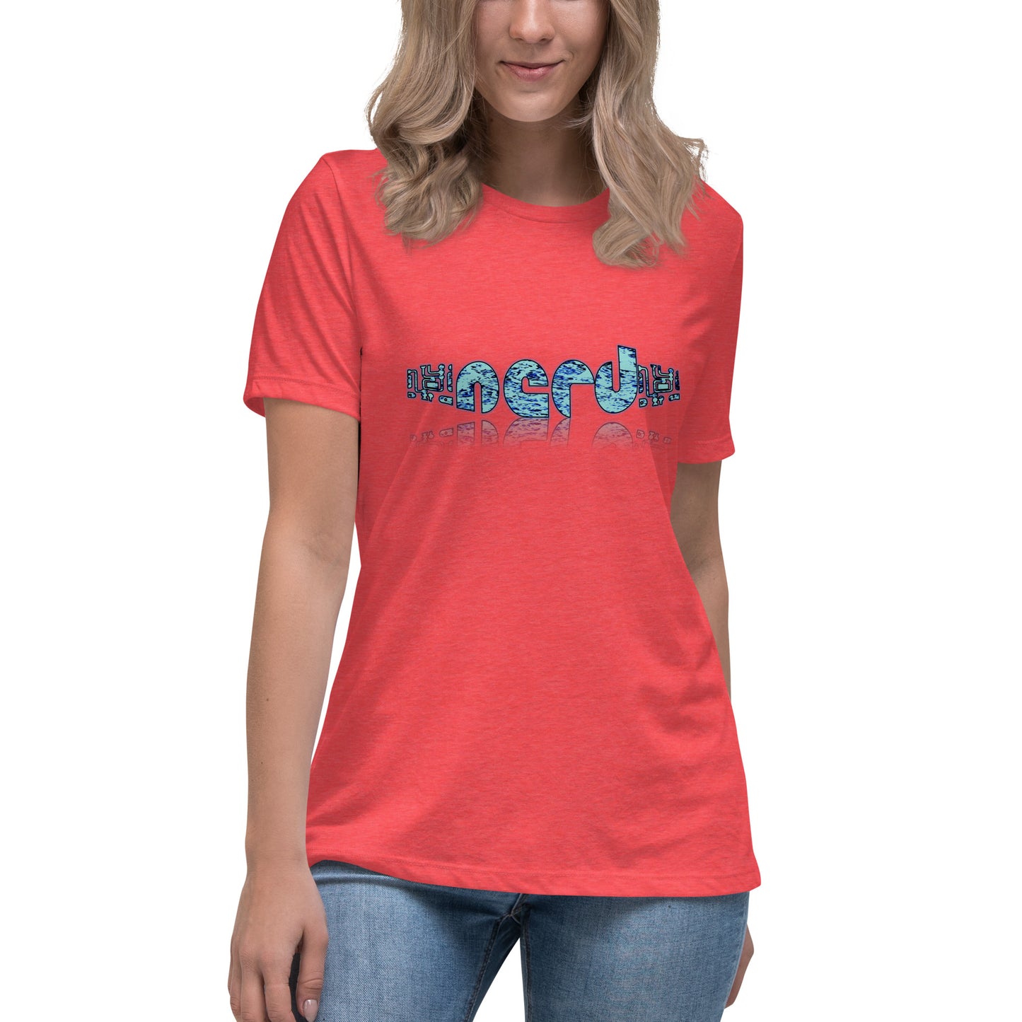 Graphic "Nerd" Women's Relaxed T-Shirt