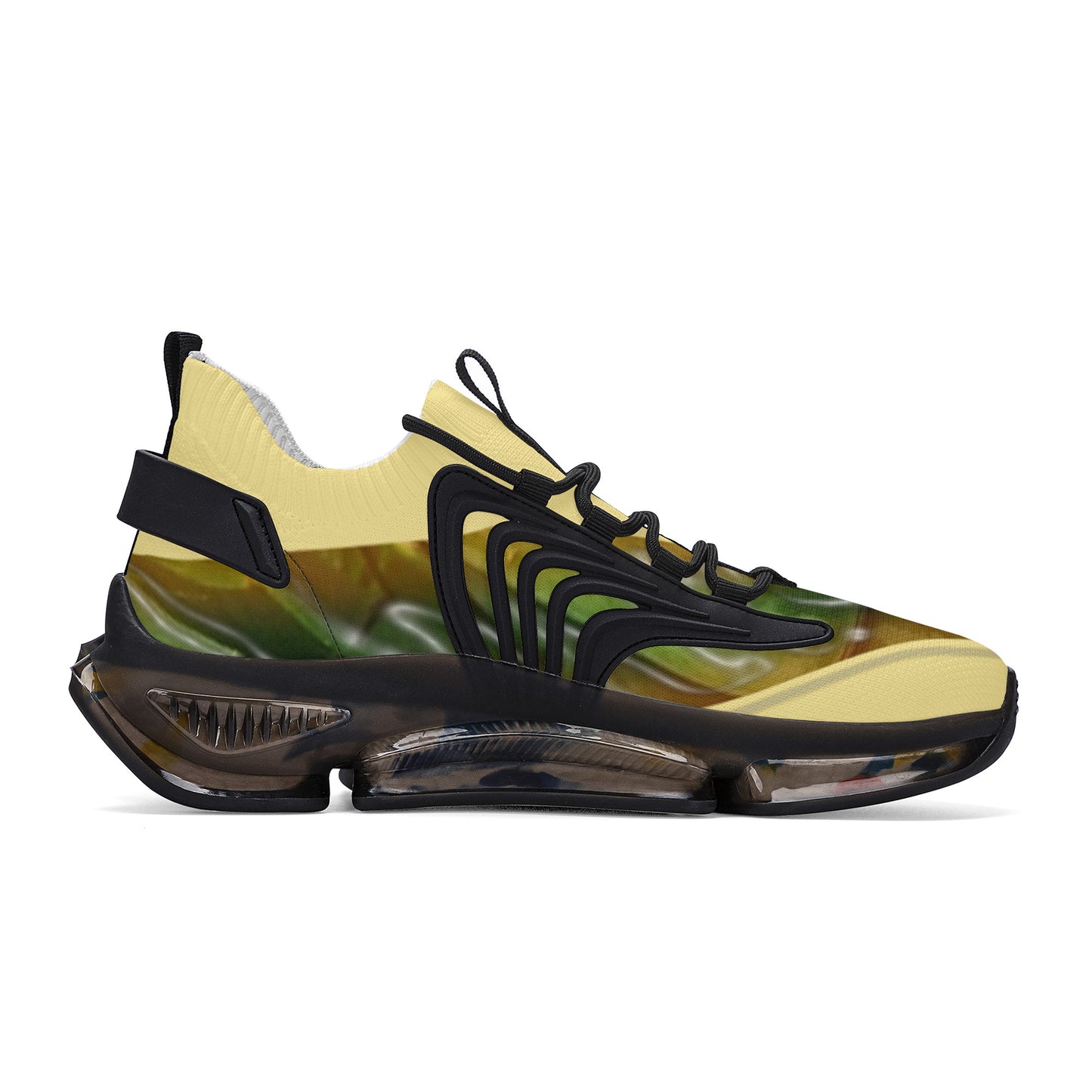 SF_S36 Air Max React Sneakers - Bamboo Stripes